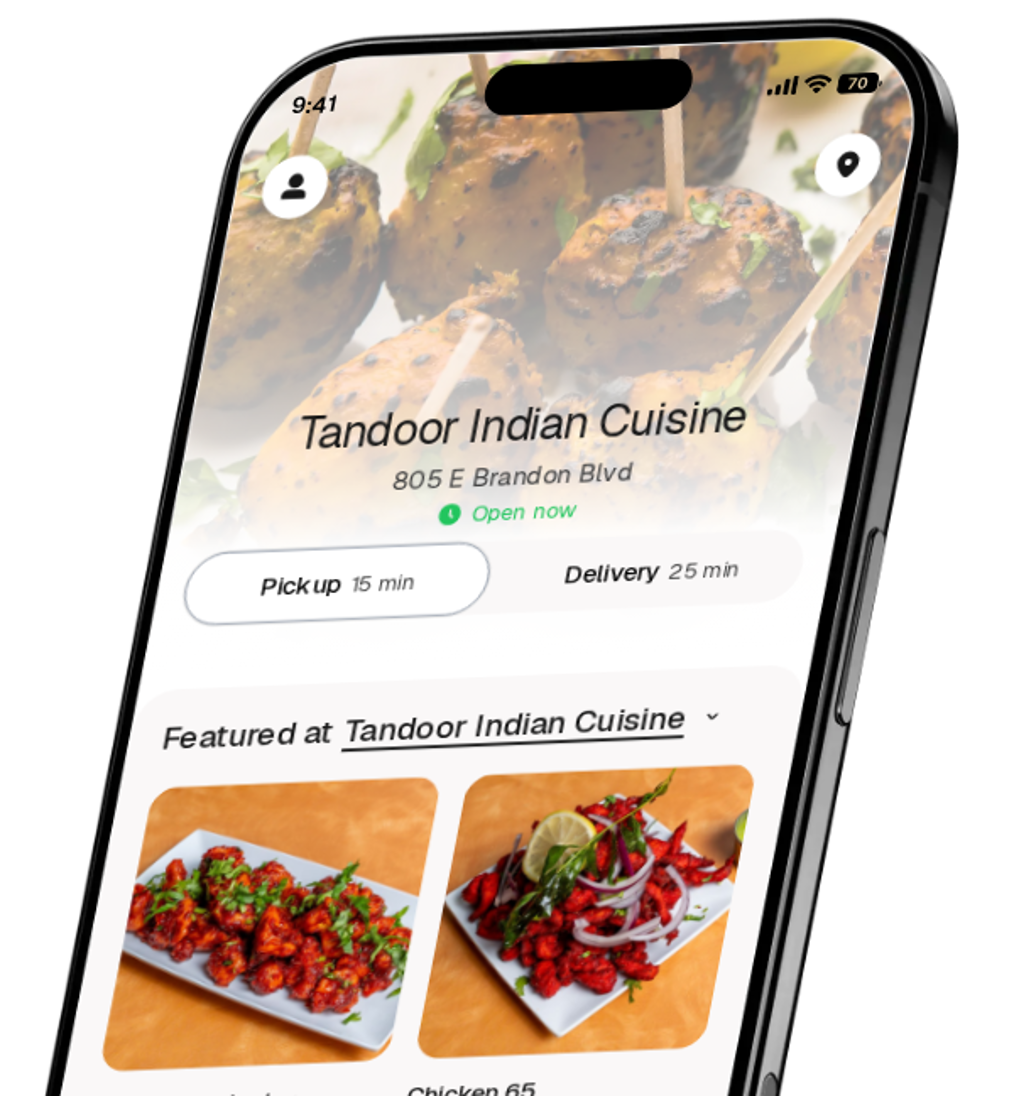 Tandoor Indian Cuisine app preview