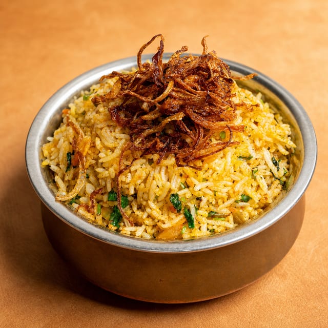 Vegetable Biryani.