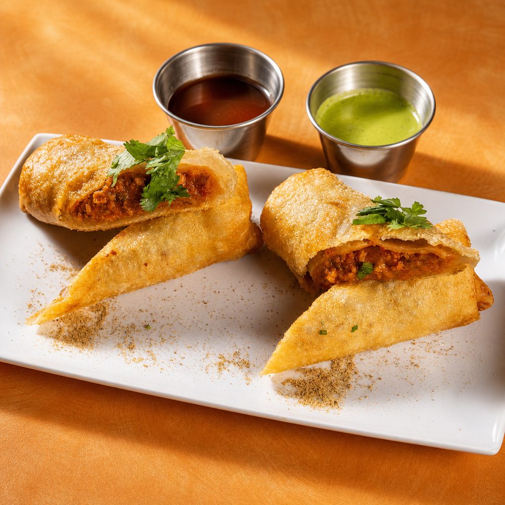 Chicken Tikka Roll.